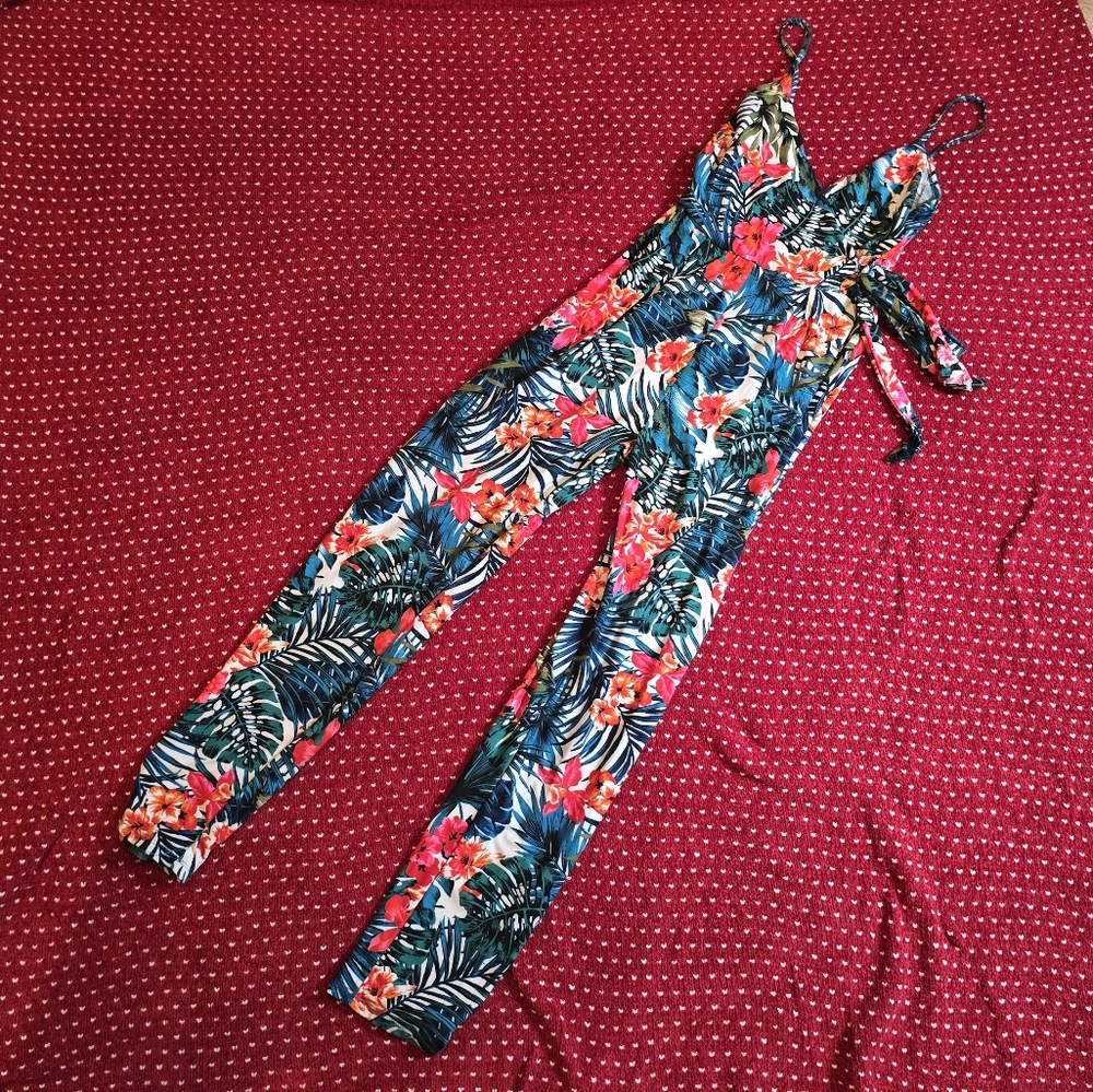 Tropical Floral Jumpsuit